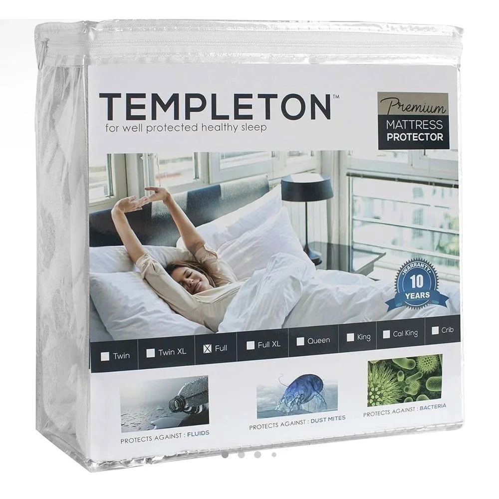 Templeton Premium Hypoallergenic Waterproof Mattress Protector  queen size
